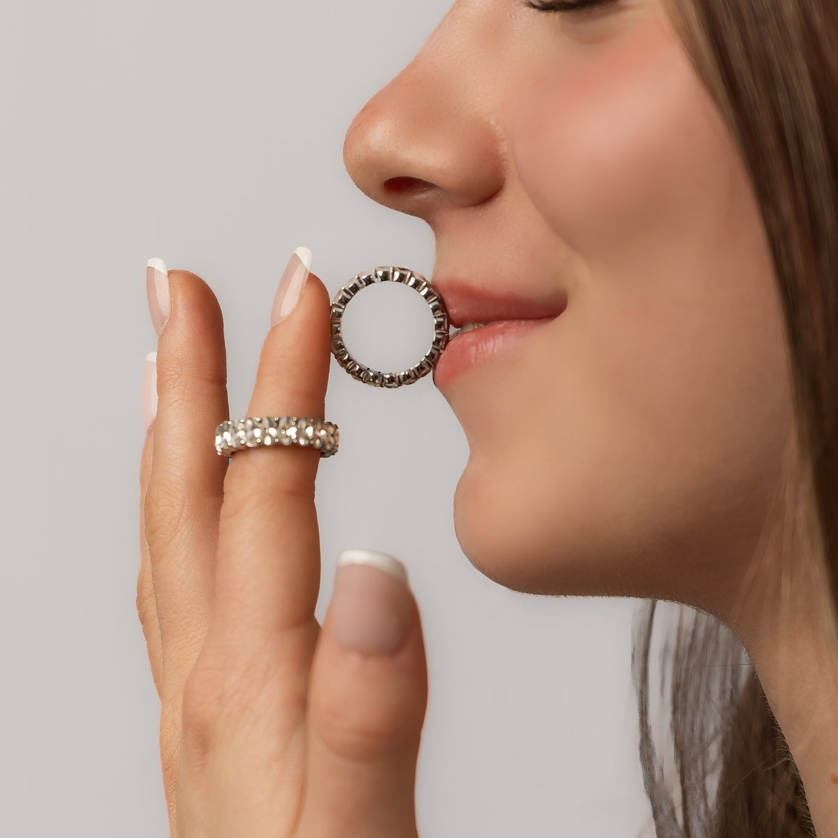 Baby Angel Number Eternity Ring