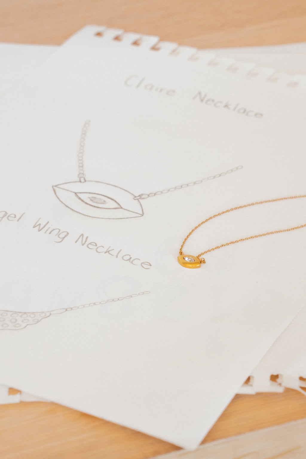 Claire Marquise Eye Necklace