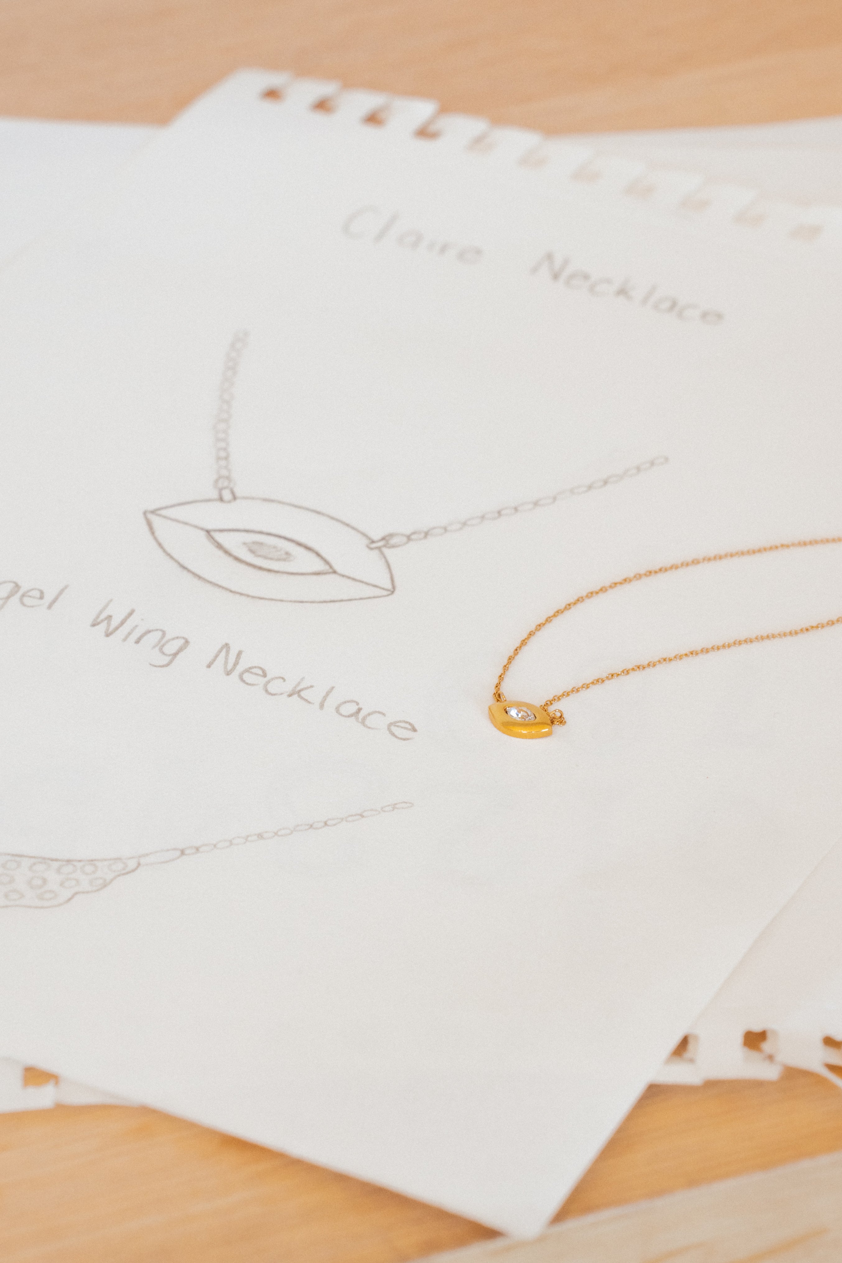 Claire Marquise Eye Necklace
