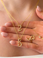 Pavè Numeral Necklace