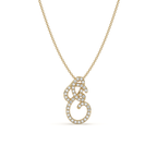 Pavè Initial Necklace