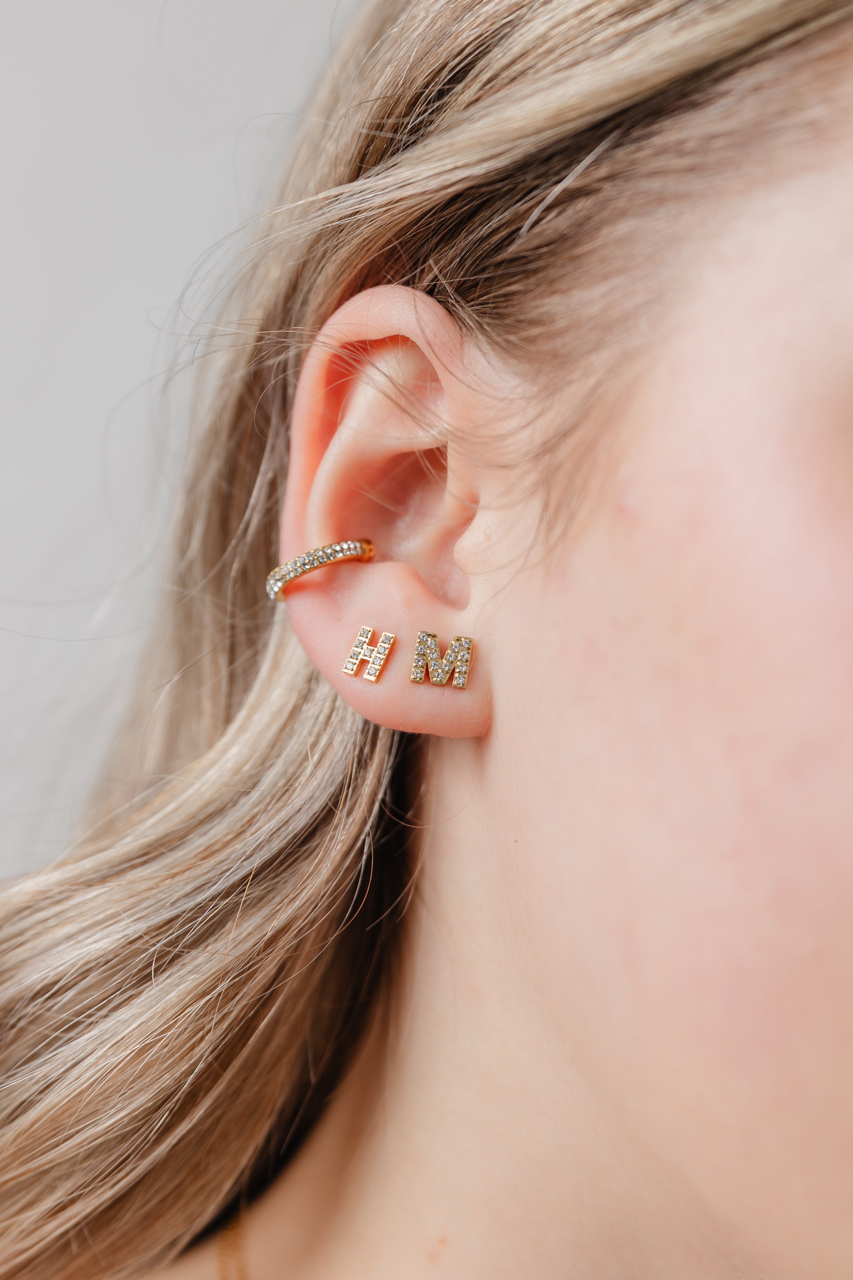 Baby Initial Studs