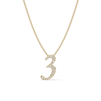 Pavè Numeral Necklace