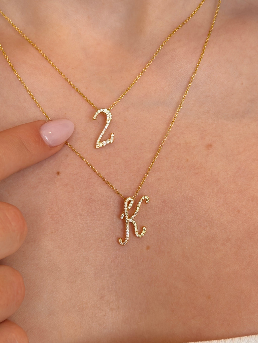 Pavè Numeral Necklace