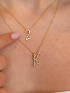 Pavè Numeral Necklace