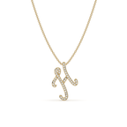 Pavè Initial Necklace