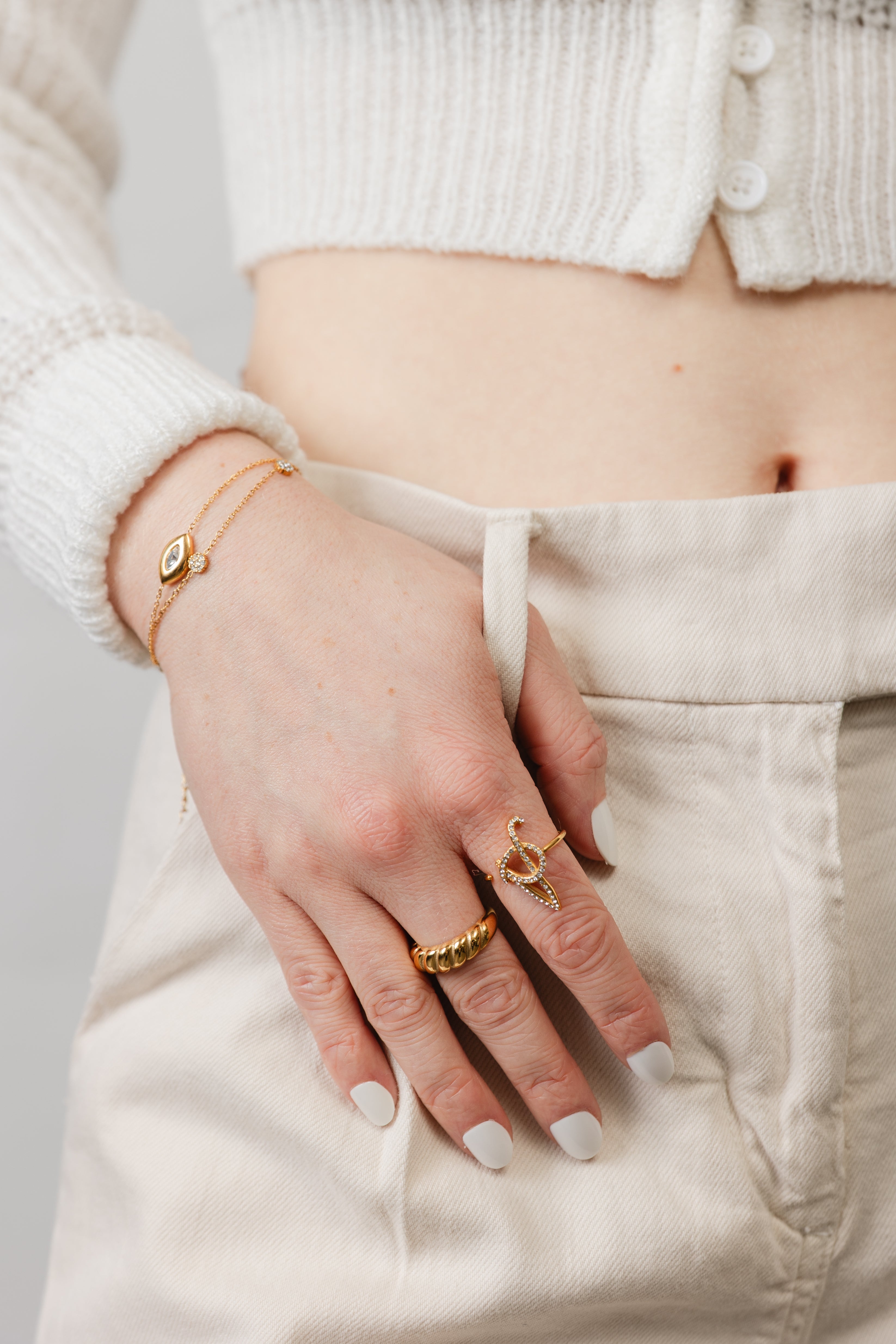 Claire Marquise Eye Bracelet