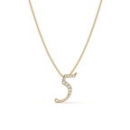 Pavè Numeral Necklace