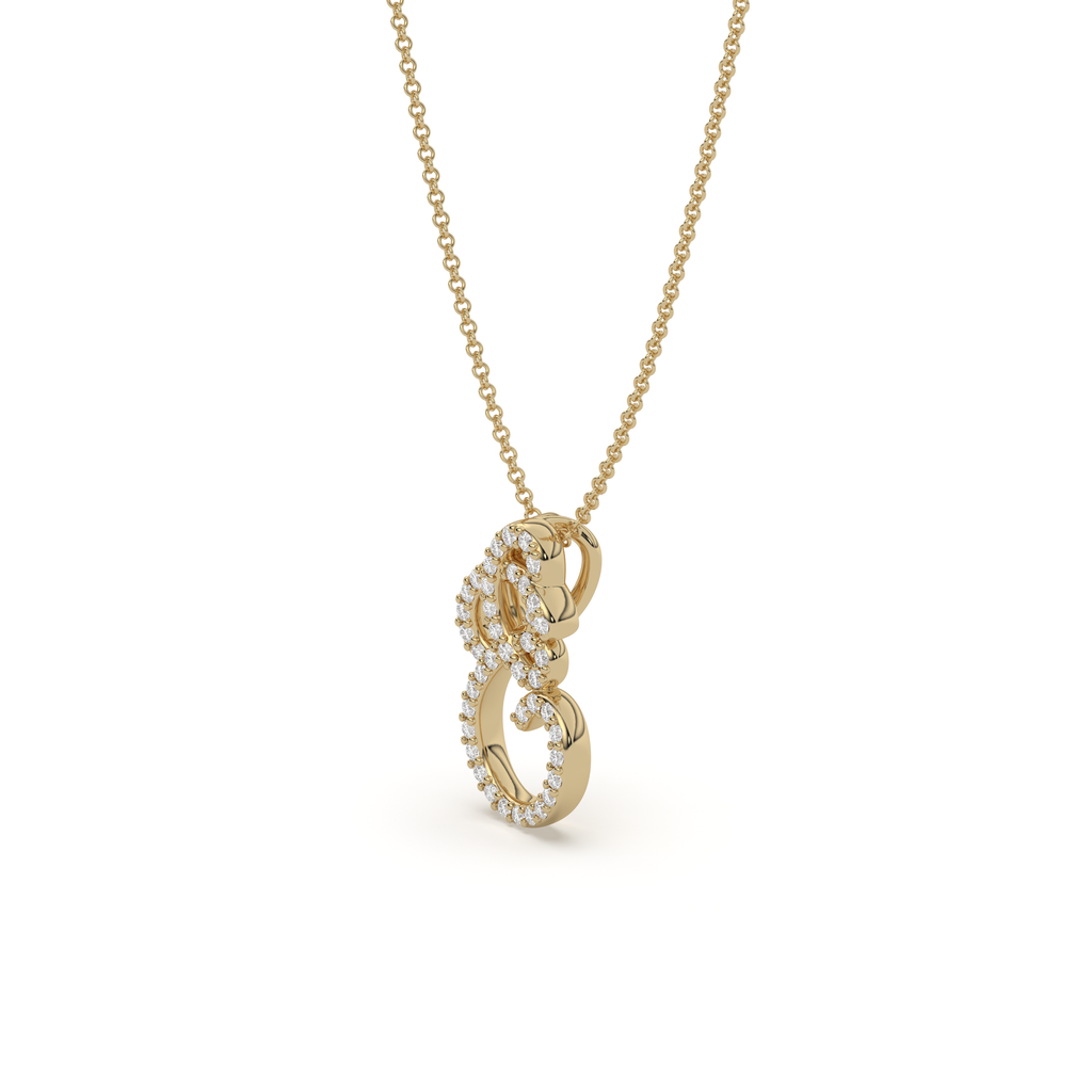 Pavè Initial Necklace