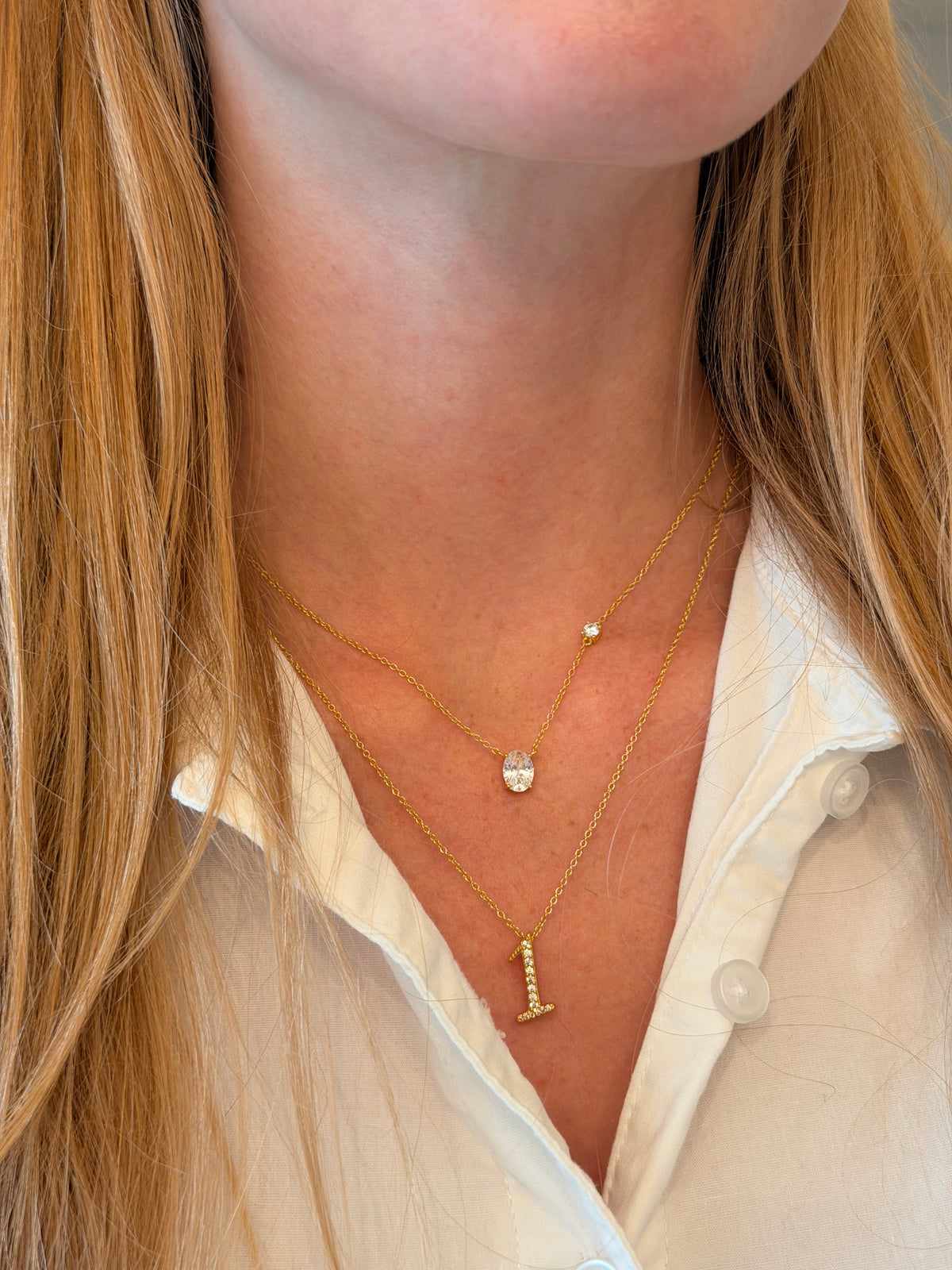 Pavè Numeral Necklace