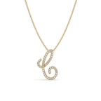 Pavè Initial Necklace