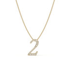 Pavè Numeral Necklace