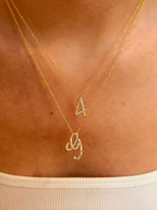 Pavè Initial Necklace