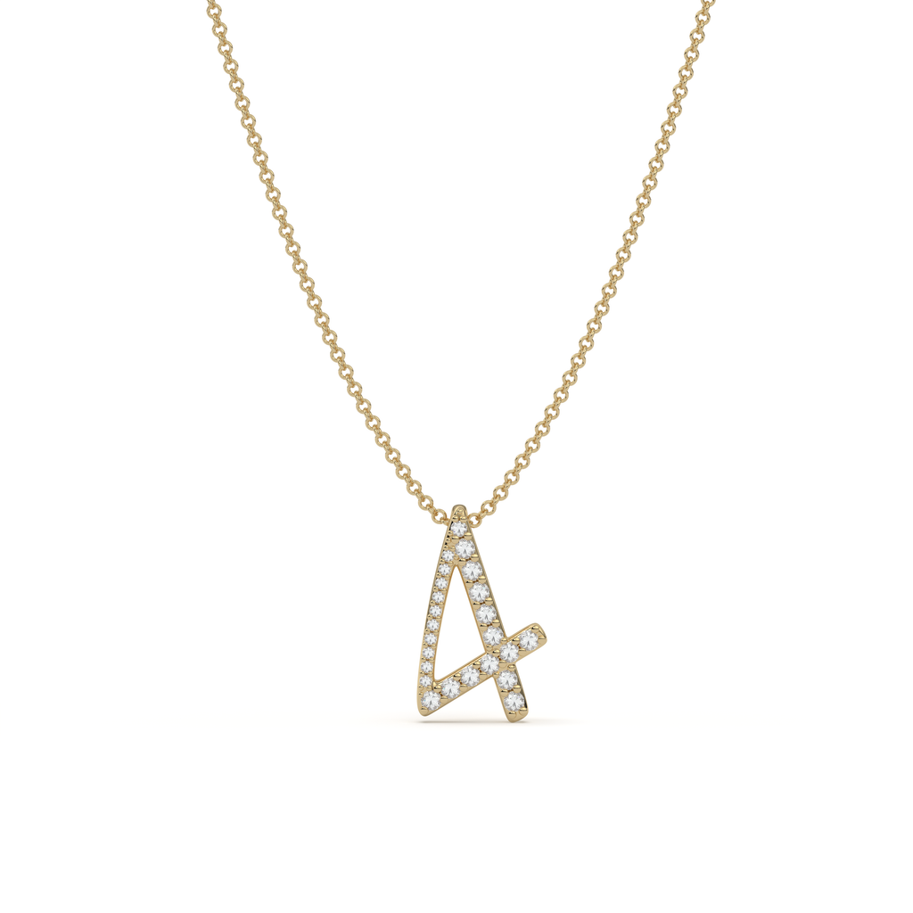 Pavè Numeral Necklace