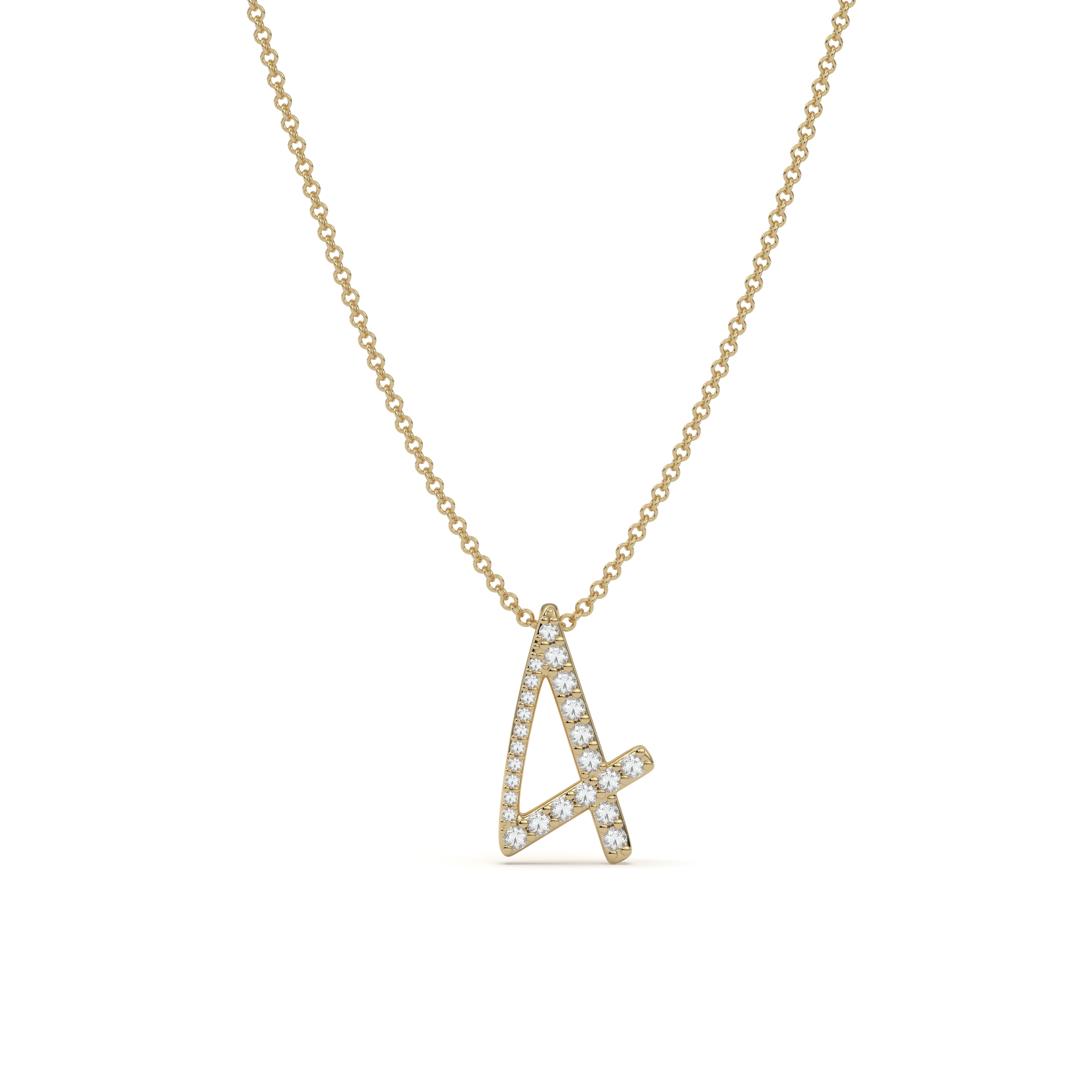 Pavè Numeral Necklace