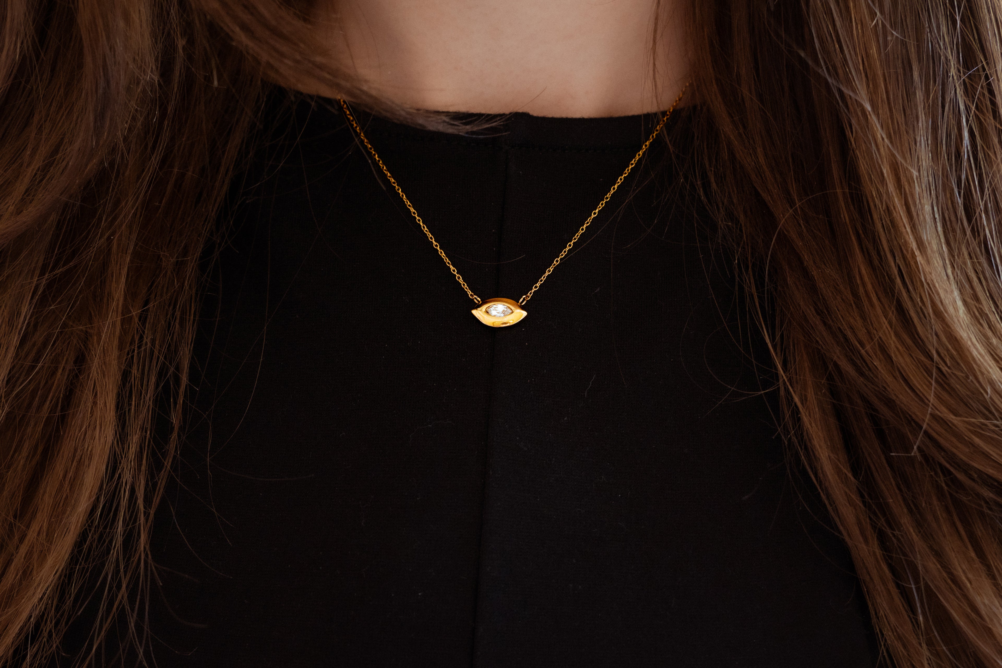 Claire Marquise Eye Necklace