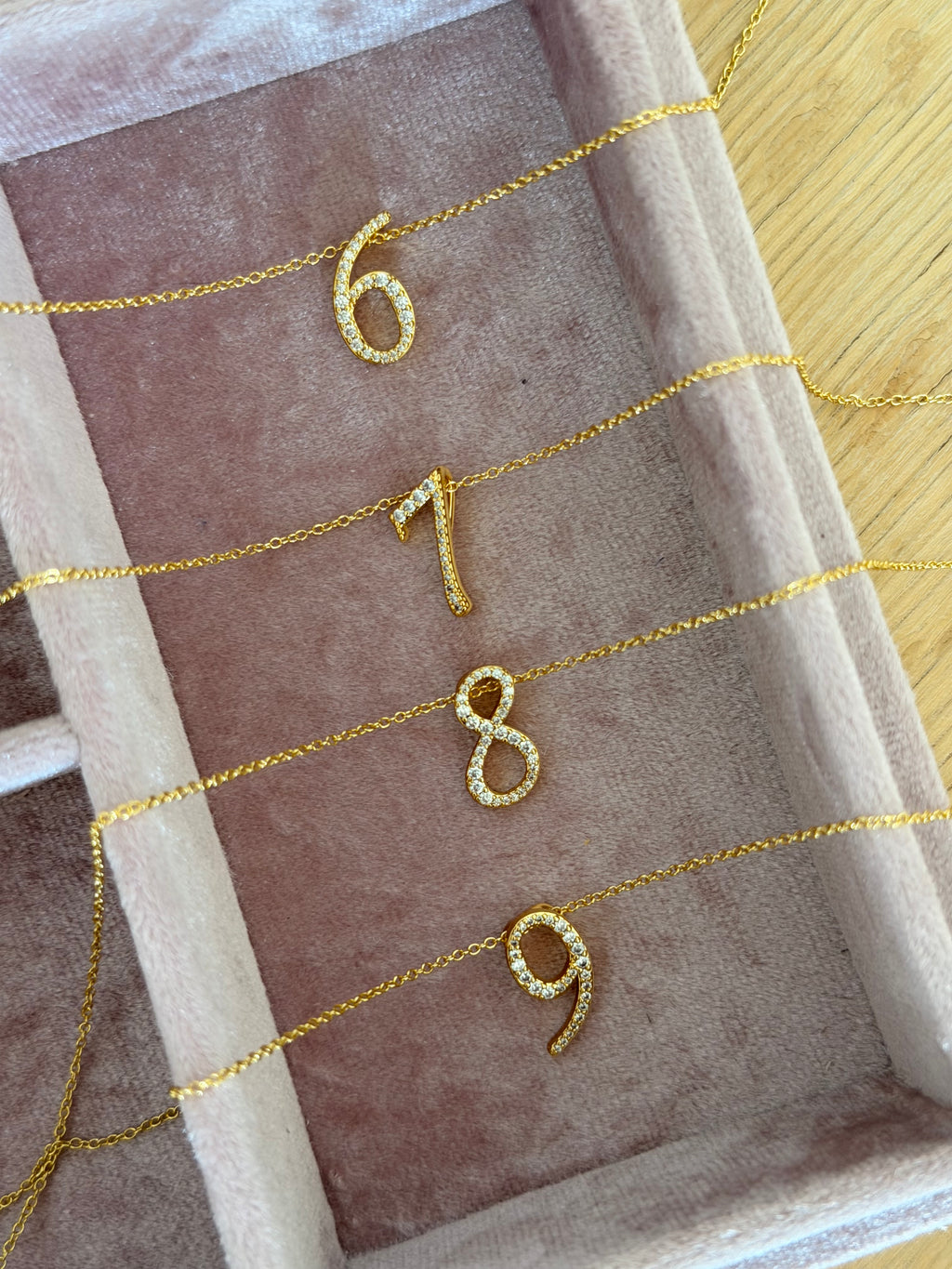 Pavè Numeral Necklace