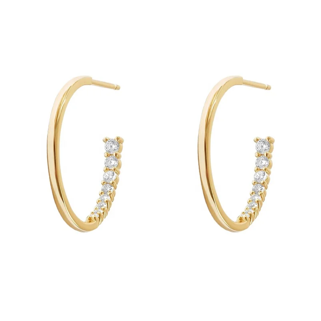 Claudia_Hoop_stud_gold__pvd_waterproofvienna_domani