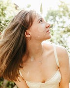 Claudia Iced Hoop Studs