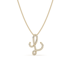 Pavè Initial Necklace
