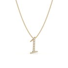 Pavè Numeral Necklace