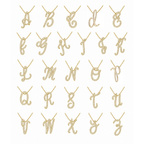 Pavè Initial Necklace