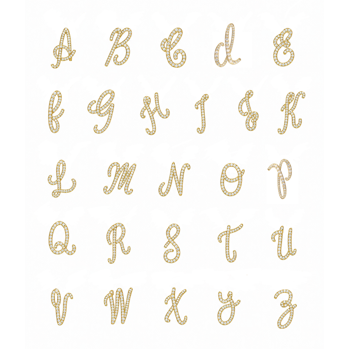 Pavè Initial Ring