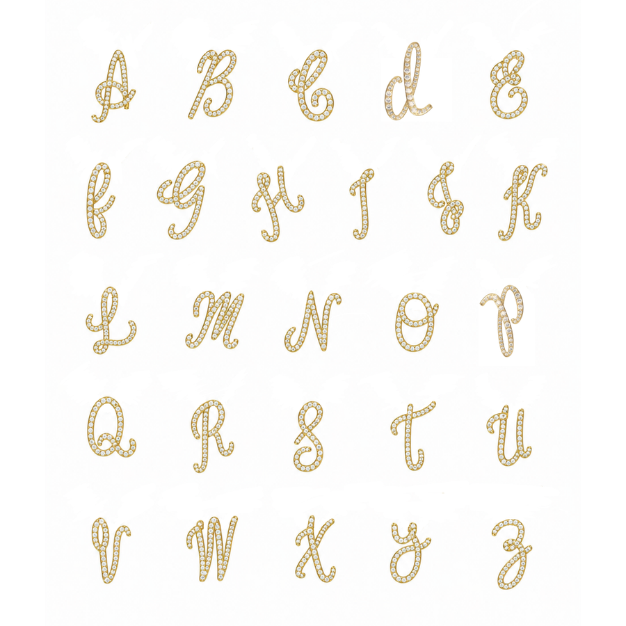 Pavè Initial Ring