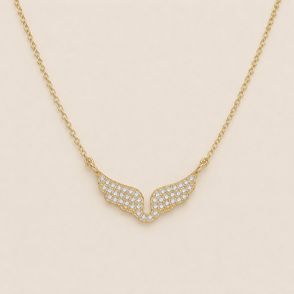 Heirloom Angel Wing Necklace