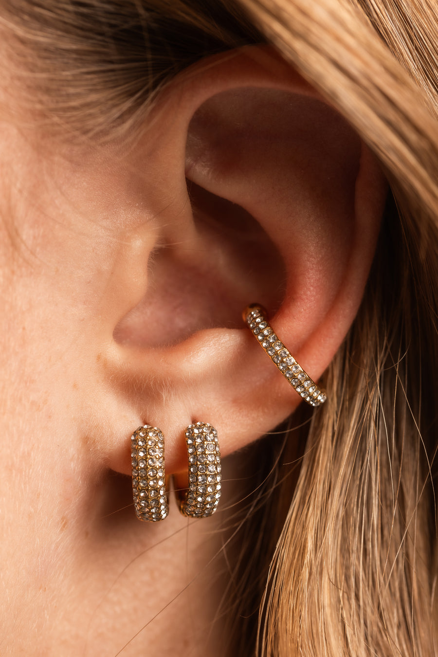 Pavè Earring Set